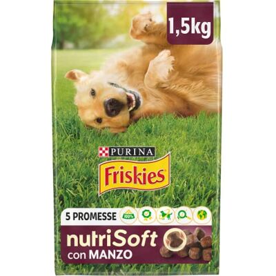 FRISKIES - Cane Nutri Soft 1,5 kg Manzo - Nourriture pour chiens FRISKIES - Cane Nutri Soft 1,5 kg Manzo - Nourriture pour chiens