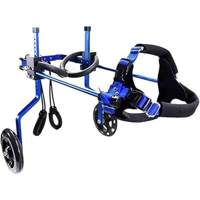 MAXWXB Fauteuil roulant pour chien, fauteuil roulant pour chien, formation de rééducation de la jambe arrière, harnais de mobilité pour chien à 2 roues, chariot pour chien/voiture pour animal domestique, si MAXWXB Fauteuil roulant pour chien, fauteuil roulant pour chien, formation de rééducation de la jambe arrière, harnais de mobilité pour chien à 2 roues, chariot pour chien/voiture pour animal domestique, si