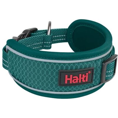 Halti Collier pour chien Anatomie Design large, Recommandé par les vétérinaires pour soulager la pression, Rembourré en Néoprène, Réglable, Laisse & Harnais Assortis (Taille XS, Sarcelle) Halti Collier pour chien Anatomie Design large, Recommandé par les vétérinaires pour soulager la pression, Rembourré en Néoprène, Réglable, Laisse & Harnais Assortis (Taille XS, Sarcelle)