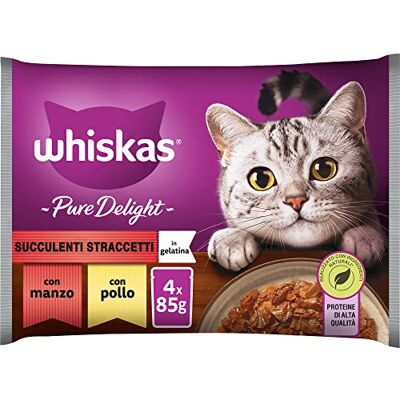 whiskas Pure Delight Lot de 13 sachets de 85 g (52 sachets au total) whiskas Pure Delight Lot de 13 sachets de 85 g (52 sachets au total)
