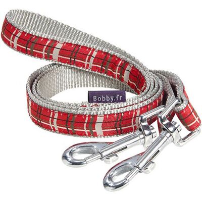 Bobby Kilt Double Laisse pour Chien Rouge Taille XS Bobby Kilt Double Laisse pour Chien Rouge Taille XS