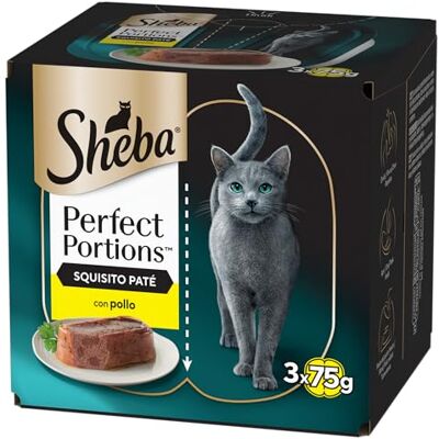 Sheba Perfect Portions Paté au poulet (8 boîtes de 3 x 75 g) Sheba Perfect Portions Paté au poulet (8 boîtes de 3 x 75 g)