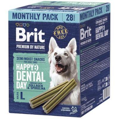 Brit Premium Dental Sticks L Lot économique pour grands chiens 4 x 250 g Brit Premium Dental Sticks L Lot économique pour grands chiens 4 x 250 g