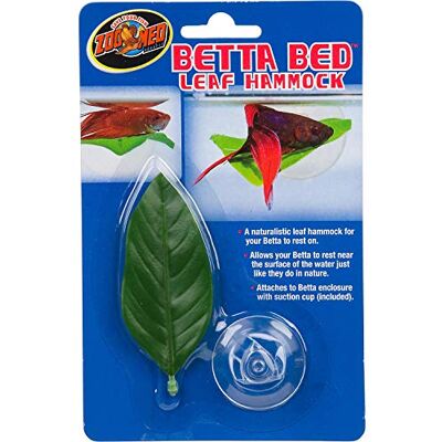 Zoo Med Floating Leaf Hammock Betta Bed Hamac Form Feuille pour Aquariophilie, Vert, 1 Unité (Lot de 1) Zoo Med Floating Leaf Hammock Betta Bed Hamac Form Feuille pour Aquariophilie, Vert, 1 Unité (Lot de 1)
