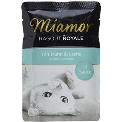 Miamor Ragout Royale en Sauce Poulet et Saumon 22 x 100 g Miamor Ragout Royale en Sauce Poulet et Saumon 22 x 100 g