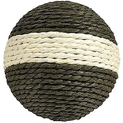 Bobby Boule pour chat griffoir, jeu pour chat en corde recyclée, vert 10 cm Bobby Boule pour chat griffoir, jeu pour chat en corde recyclée, vert 10 cm