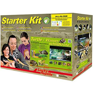 Lucky Reptile Kit de démarrage pour tortue d'eau, couleur : blanc Lucky Reptile Kit de démarrage pour tortue d'eau, couleur : blanc