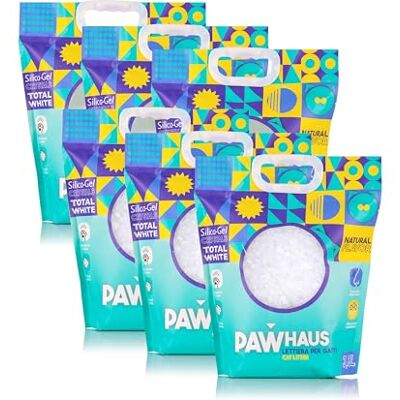 Animal House PawHaus 3,8 L Litière en cristaux de silicium pour chats Antistatique et sûre Sans poussière Ultra absorbante Retient les odeurs (6) Animal House PawHaus 3,8 L Litière en cristaux de silicium pour chats Antistatique et sûre Sans poussière Ultra absorbante Retient les odeurs (6)