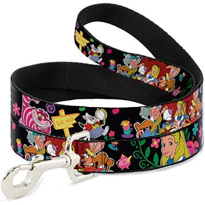 Buckle-Down Laisse pour animal domestique Alice's Encounters au pays des merveilles 1,27 m de long 1,27 cm de large Buckle-Down Laisse pour animal domestique Alice's Encounters au pays des merveilles 1,27 m de long 1,27 cm de large