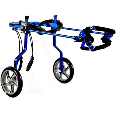 NEDOES Fauteuil roulant pour chien, poussette réglable pour chien, fauteuil roulant aluminisé à 2 roues pour rééducation des pattes arrière de chien (taille M) NEDOES Fauteuil roulant pour chien, poussette réglable pour chien, fauteuil roulant aluminisé à 2 roues pour rééducation des pattes arrière de chien (taille M)