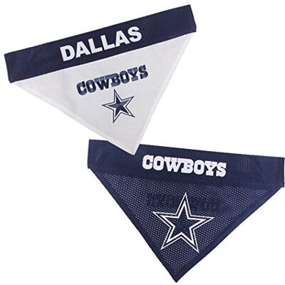 Pets First Bandana de sport réversible pour chien Dallas Cowboys avec logo de l'équipe brodé de qualité supérieure Taille L/XL 2 tailles et 32 équipes NFL disponibles Pets First Bandana de sport réversible pour chien Dallas Cowboys avec logo de l'équipe brodé de qualité supérieure Taille L/XL 2 tailles et 32 équipes NFL disponibles