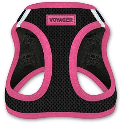 Best Pet Supplies Voyager Step-In Air – Harnais en maille résistante aux intempéries, réfléchissant, anti-traction pour chiens et chats de petite et moyenne taille, sécurisé avec fermeture auto-agrippante, boucle, Best Pet Supplies Voyager Step-In Air – Harnais en maille résistante aux intempéries, réfléchissant, anti-traction pour chiens et chats de petite et moyenne taille, sécurisé avec fermeture auto-agrippante, boucle,