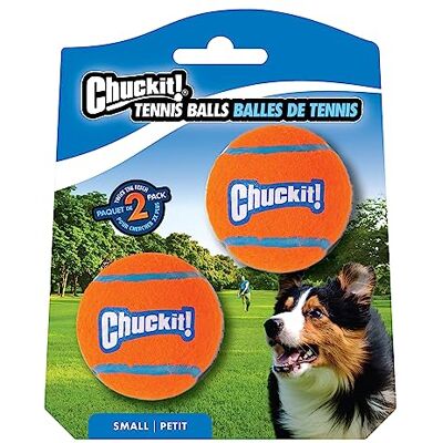 Chuckit! Balle de Tennis pour Chien Taille S 2 Pièces Chuckit! Balle de Tennis pour Chien Taille S 2 Pièces