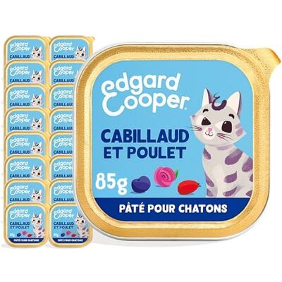 Edgard & Cooper Merluzzo & Pollo Gattino - Nourriture pour Chatons Edgard & Cooper Merluzzo & Pollo Gattino - Nourriture pour Chatons