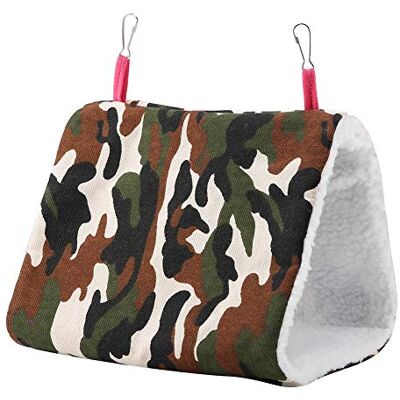 Garosa Nid d'oiseau Hamac Chaud Doux Suspendu Cave Confortable Triangulaire Durable Perroquet Snuggle Hut Tente Lit Animaux Offre Cage Oiseaux Jouet avec Un Tunnel à Deux Portes(#5) Garosa Nid d'oiseau Hamac Chaud Doux Suspendu Cave Confortable Triangulaire Durable Perroquet Snuggle Hut Tente Lit Animaux Offre Cage Oiseaux Jouet avec Un Tunnel à Deux Portes(#5)