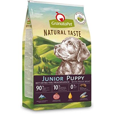 GranataPet Natural Taste Junior Nourriture sèche pour chien sans céréales et sans sucre ajouté 12 kg GranataPet Natural Taste Junior Nourriture sèche pour chien sans céréales et sans sucre ajouté 12 kg