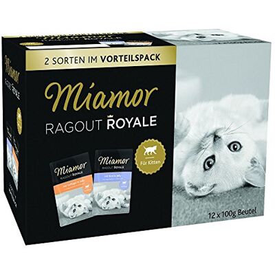 Miamor Ragout Royale in Jelly Kitten Multibox Lot de 4 boîtes de 12 x 100 g Miamor Ragout Royale in Jelly Kitten Multibox Lot de 4 boîtes de 12 x 100 g
