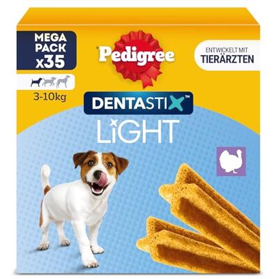 Pedigree DENTASTIX Light Multipack Lot de 5 paquets de 7 sachets de nourriture pour petits chiens Pedigree DENTASTIX Light Multipack Lot de 5 paquets de 7 sachets de nourriture pour petits chiens