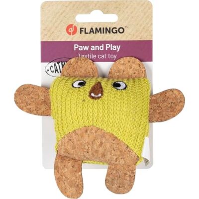 FLAMINGO Jouet pour chat Lemmo Hibou – Vert – Naturel, attrayant et amusant FLAMINGO Jouet pour chat Lemmo Hibou – Vert – Naturel, attrayant et amusant
