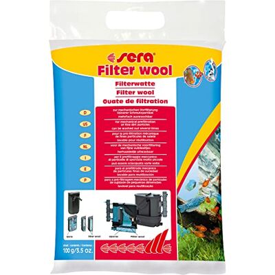 sera Ouate filtrante 100 g – Pour le pré-filtrage mécanique des particules de saleté plus fines sera Ouate filtrante 100 g – Pour le pré-filtrage mécanique des particules de saleté plus fines