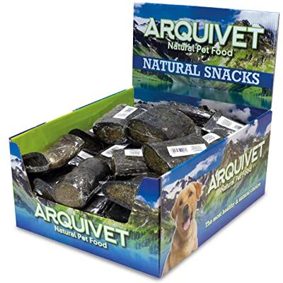 Arquivet Corne de Buffle avec Foie 8cm - Friandise pour chiens - 20 pièces Arquivet Corne de Buffle avec Foie 8cm - Friandise pour chiens - 20 pièces