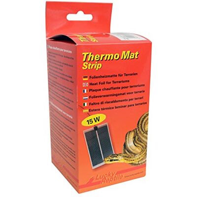 Lucky Reptile HTMS-15 Thermo Mat Strip Tapis Chauffant pour Terrarium 15 W Lucky Reptile HTMS-15 Thermo Mat Strip Tapis Chauffant pour Terrarium 15 W