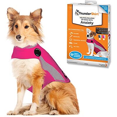 ThunderShirt Grand 19-29kg Rose Gilet Calmant pour Chiens - Gilet Calmant ThunderShirt Grand 19-29kg Rose Gilet Calmant pour Chiens - Gilet Calmant