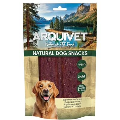 Arquivet Friandises pour chiens (lot de 12) Rabbit Supremes 100 g, friandises naturelles pour chiens Arquivet Friandises pour chiens (lot de 12) Rabbit Supremes 100 g, friandises naturelles pour chiens