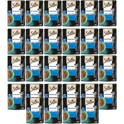 Sheba Sachets de nourriture humide pour chat Délicatesse en gelée avec thon Certifié MSC 28 x 85 g Sheba Sachets de nourriture humide pour chat Délicatesse en gelée avec thon Certifié MSC 28 x 85 g