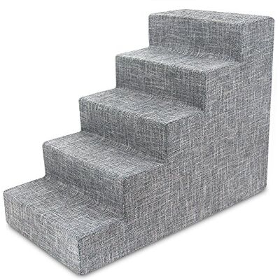 Best Pet Supplies Marchepieds/escaliers pour animaux de compagnie fabriqués aux États-Unis avec mousse certifiée CertiPUR-US pour chiens et chats Best Pet Supplies Marchepieds/escaliers pour animaux de compagnie fabriqués aux États-Unis avec mousse certifiée CertiPUR-US pour chiens et chats