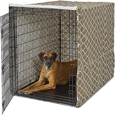 MidWest Homes for Pets Housse de cage pour chien – Housse de protection de l'intimité pour cage de chien Midwest Dog – Housse de cage uniquement – Lavage et séchage en machine – Imprimé géométrique MidWest Homes for Pets Housse de cage pour chien – Housse de protection de l'intimité pour cage de chien Midwest Dog – Housse de cage uniquement – Lavage et séchage en machine – Imprimé géométrique
