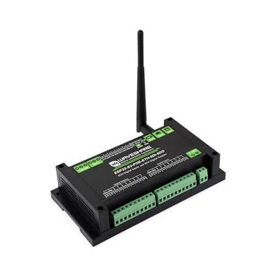 Waveshare Industrial ESP32-S3 Carte de contrôle 8 canaux Contrôleur d'entrée/sortie numérique prend en charge le port WiFi/Bluetooth/RS485/CAN/Ethernet Waveshare Industrial ESP32-S3 Carte de contrôle 8 canaux Contrôleur d'entrée/sortie numérique prend en charge le port WiFi/Bluetooth/RS485/CAN/Ethernet