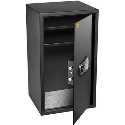 Homesafe HV70E Coffre-fort avec serrure électronique, 70x40x36cm (HxWxD), Satin Noir Homesafe HV70E Coffre-fort avec serrure électronique, 70x40x36cm (HxWxD), Satin Noir