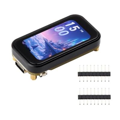 Waveshare ESP32-C6 1.47inch Touch Display Development Board 172×320 Resolution 262K Color LCD Screen,Prise en charge WiFi 6 & Bluetooth,with Colorful RGB LED Waveshare ESP32-C6 1.47inch Touch Display Development Board 172×320 Resolution 262K Color LCD Screen,Prise en charge WiFi 6 & Bluetooth,with Colorful RGB LED