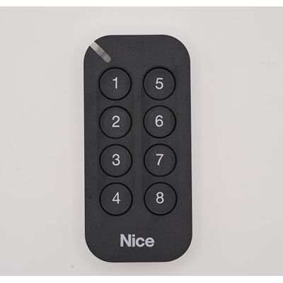 NICE MyGo8 – Télécommande 8 canaux pour portails et garages – Nouvelle version de la ON9E Compatible O-Code & O-Code/A Rolling Code 433,92 MHz NICE MyGo8 – Télécommande 8 canaux pour portails et garages – Nouvelle version de la ON9E Compatible O-Code & O-Code/A Rolling Code 433,92 MHz