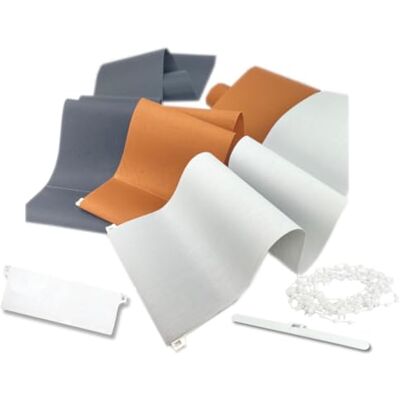 time4blinds Lamelles de remplacement pour stores verticaux L'ensemble comprend 1 lamelle, un poids, un crochet et une chaîne inférieure largeur 127 mm longueur 2450 mm blanc time4blinds Lamelles de remplacement pour stores verticaux L'ensemble comprend 1 lamelle, un poids, un crochet et une chaîne inférieure largeur 127 mm longueur 2450 mm blanc