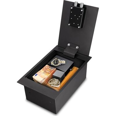 Brihard Coffre-fort discret encastrable au sol à clé 13 L, 18 × 42 × 26 cm Ouverture par le dessus Format A4 Idéal pour les Familles Objets Précieux Discrètement Hors de Portée des Enfants à la Maison Brihard Coffre-fort discret encastrable au sol à clé 13 L, 18 × 42 × 26 cm Ouverture par le dessus Format A4 Idéal pour les Familles Objets Précieux Discrètement Hors de Portée des Enfants à la Maison