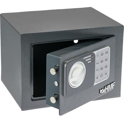 HMF 46126-11 Coffre-fort petit avec serrure à combinaison 23 x 17 x 17 cm Anthracite HMF 46126-11 Coffre-fort petit avec serrure à combinaison 23 x 17 x 17 cm Anthracite