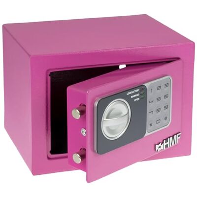 HMF 46126-15 Coffre-fort petit avec serrure à combinaison 23 x 17 x 17 cm Rose HMF 46126-15 Coffre-fort petit avec serrure à combinaison 23 x 17 x 17 cm Rose