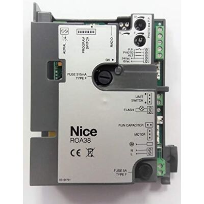 NICE ROA38 centrale de rechange ROX 600 / THOR carte électronique NICE ROA38 centrale de rechange ROX 600 / THOR carte électronique