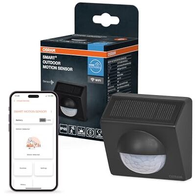 OSRAM SMART+ WIFI Détecteur de mouvement extérieur anthracite Protection IP65 pour applications domestiques intelligentes en extérieur OSRAM SMART+ WIFI Détecteur de mouvement extérieur anthracite Protection IP65 pour applications domestiques intelligentes en extérieur