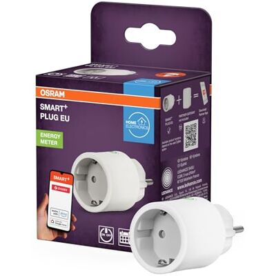 OSRAM SMART+ ZIGBEE Prise EU en blanc, prise intelligente avec surveillance de la consommation d'énergie et technologie ZigBee pour intégrer les appareils électriques dans le système Smart Home OSRAM SMART+ ZIGBEE Prise EU en blanc, prise intelligente avec surveillance de la consommation d'énergie et technologie ZigBee pour intégrer les appareils électriques dans le système Smart Home