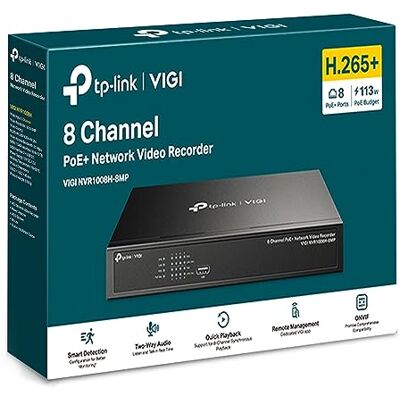 TP-Link Rejestrator VIGI NVR1008H-8 MP 8 kanaÅ‚ów TP-Link Rejestrator VIGI NVR1008H-8 MP 8 kanaÅ‚ów