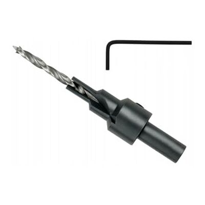Dedra Bohrer für Confirmat-Schrauben mit 4,5 mm Bohrdurchmesser und 6,4 mm Fräsdurchmesser, HSS-Stahl, für Möbelbau und Holzplatten, 40–55 mm Bohrtiefe, zylindrischer 8 mm Schaft Dedra Bohrer für Confirmat-Schrauben mit 4,5 mm Bohrdurchmesser und 6,4 mm Fräsdurchmesser, HSS-Stahl, für Möbelbau und Holzplatten, 40–55 mm Bohrtiefe, zylindrischer 8 mm Schaft
