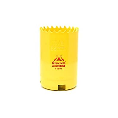 Starrett Scie-cloche HSS bimétallique – FCH0138 – Scie-cloche extra cobalt à coupe rapide – Pour tôles douces, bois, plastique, divers matériaux – 35 mm Starrett Scie-cloche HSS bimétallique – FCH0138 – Scie-cloche extra cobalt à coupe rapide – Pour tôles douces, bois, plastique, divers matériaux – 35 mm