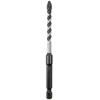 C.K Tools Vorteck HD Foret à pierre et carrelage 6 mm x 105 mm, pointe flèche en métal dur résistant aux chocs, tige hexagonale Quick Lock de 1/4", pour brique, béton, céramique et visseuse à C.K Tools Vorteck HD Foret à pierre et carrelage 6 mm x 105 mm, pointe flèche en métal dur résistant aux chocs, tige hexagonale Quick Lock de 1/4", pour brique, béton, céramique et visseuse à