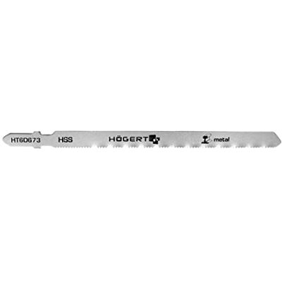 Högert Technik 5 lames de scie sauteuse pour coupes de métaux Longueur totale : 132 mm 21 TPI En acier HSS Lame de scie sauteuse pour le traitement des matériaux métalliques, acier, Högert Technik 5 lames de scie sauteuse pour coupes de métaux Longueur totale : 132 mm 21 TPI En acier HSS Lame de scie sauteuse pour le traitement des matériaux métalliques, acier,