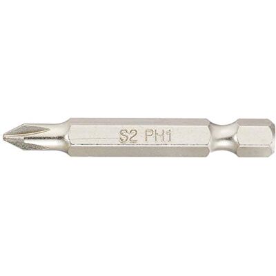 KS TOOLS 911.2211 Boîte de 5 Embouts de Vissage PHILLIPS®, L.50 mm 1/4'' PH1 En Acier Spécial KS TOOLS 911.2211 Boîte de 5 Embouts de Vissage PHILLIPS®, L.50 mm 1/4'' PH1 En Acier Spécial