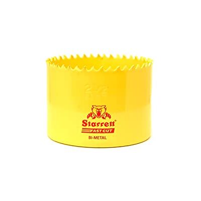 Starrett Scie-cloche HSS bimétallique – FCH0212 – Scie-cloche extra cobalt à coupe rapide – Pour tôles douces, bois, plastique, divers matériaux – 64 mm Starrett Scie-cloche HSS bimétallique – FCH0212 – Scie-cloche extra cobalt à coupe rapide – Pour tôles douces, bois, plastique, divers matériaux – 64 mm