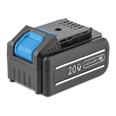 Högert TECHNIK Batterie de rechange 4,0 Ah 20 V pour visseuse à percussion HT2E200 Batterie Li-Ion Temps de charge 2 h Puissante et durable Idéale pour atelier, construction et montage Högert TECHNIK Batterie de rechange 4,0 Ah 20 V pour visseuse à percussion HT2E200 Batterie Li-Ion Temps de charge 2 h Puissante et durable Idéale pour atelier, construction et montage